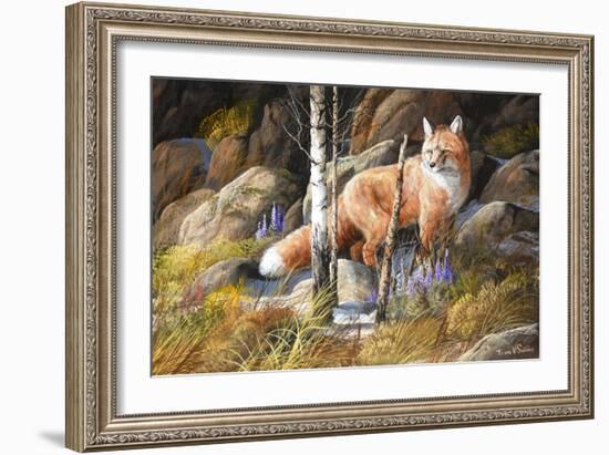 Brief Glimpse Through Cover-Trevor V. Swanson-Framed Giclee Print