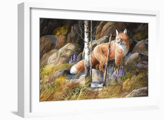 Brief Glimpse Through Cover-Trevor V. Swanson-Framed Giclee Print