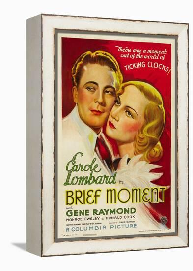 Brief Moment, Gene Raymond, Carole Lombard, 1933-null-Framed Stretched Canvas