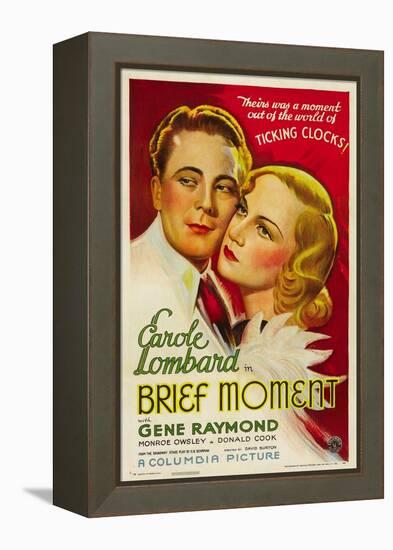 Brief Moment, Gene Raymond, Carole Lombard, 1933-null-Framed Stretched Canvas