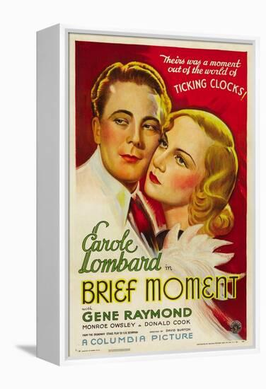 Brief Moment, Gene Raymond, Carole Lombard, 1933-null-Framed Stretched Canvas