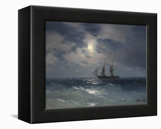 Brig Mercury-Ivan Konstantinovich Aivazovsky-Framed Premier Image Canvas