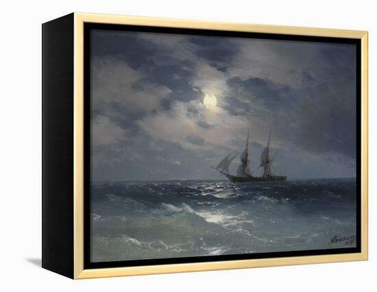 Brig Mercury-Ivan Konstantinovich Aivazovsky-Framed Premier Image Canvas