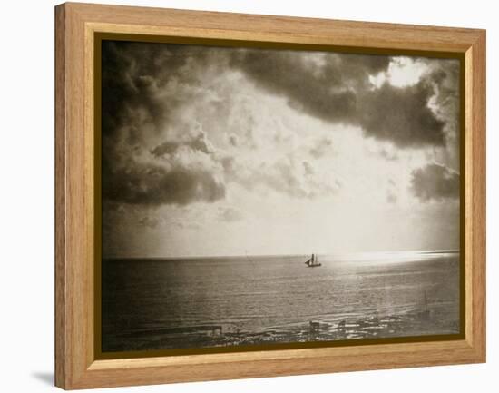 Brig on the Water, 1856-Gustave Le Gray-Framed Premier Image Canvas