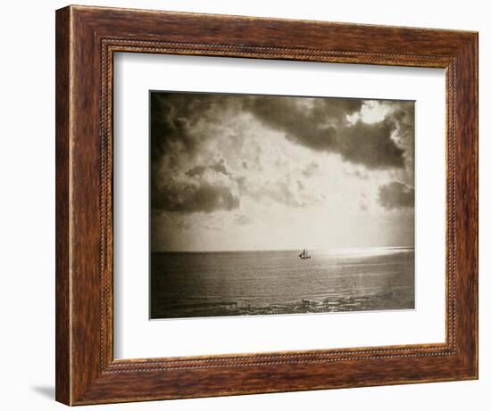 Brig on the Water, 1856-Gustave Le Gray-Framed Giclee Print