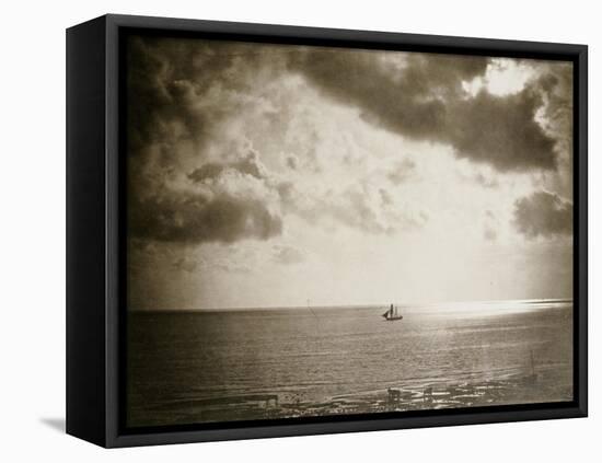 Brig on the Water, 1856-Gustave Le Gray-Framed Premier Image Canvas