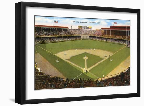 Briggs Stadium, Detroit, Michigan-null-Framed Art Print