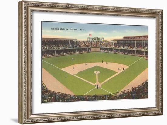 Briggs Stadium, Detroit, Michigan-null-Framed Art Print