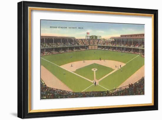 Briggs Stadium, Detroit, Michigan-null-Framed Art Print