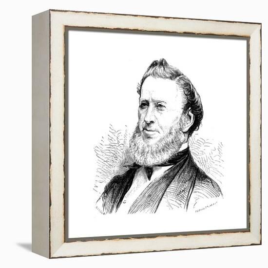 Brigham Young, American Mormon Leader, 1877-null-Framed Premier Image Canvas