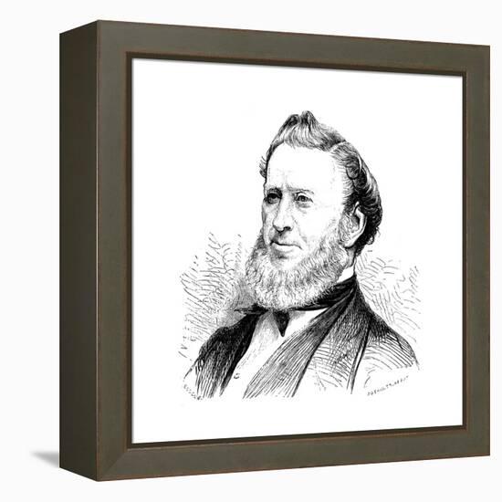 Brigham Young, American Mormon Leader, 1877-null-Framed Premier Image Canvas