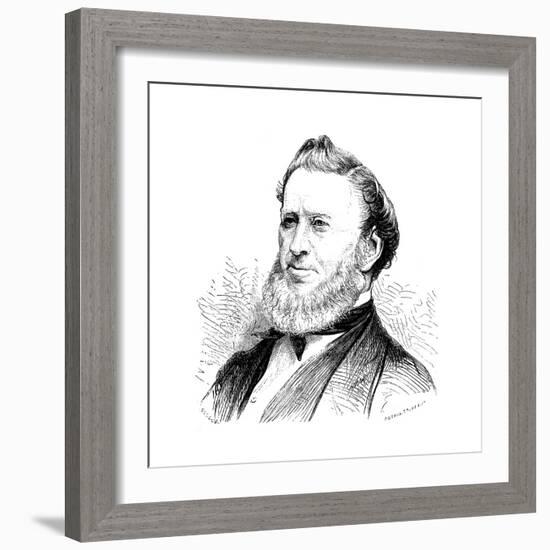 Brigham Young, American Mormon Leader, 1877-null-Framed Giclee Print