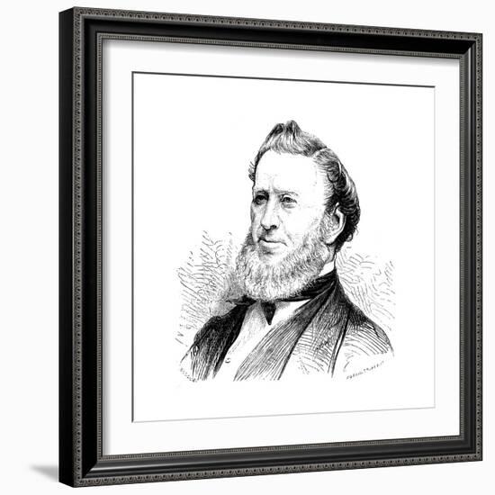 Brigham Young, American Mormon Leader, 1877-null-Framed Giclee Print