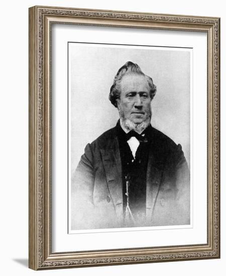 Brigham Young, American Mormon Leader, 19th Century-null-Framed Giclee Print