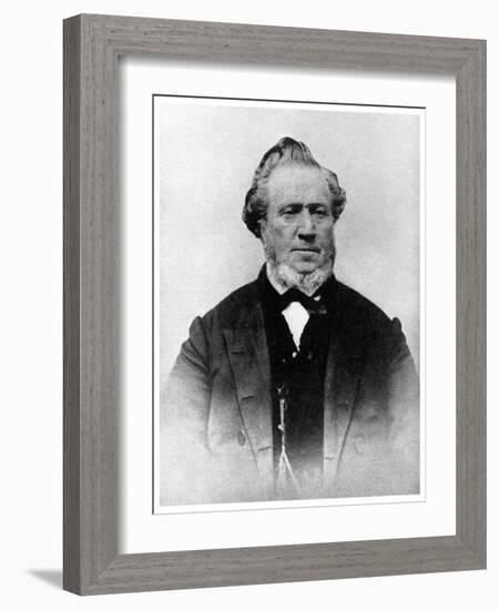 Brigham Young, American Mormon Leader, 19th Century-null-Framed Giclee Print