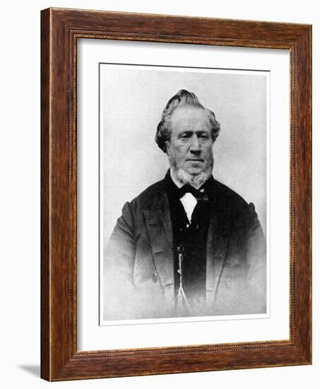 Brigham Young, American Mormon Leader, 19th Century-null-Framed Giclee Print