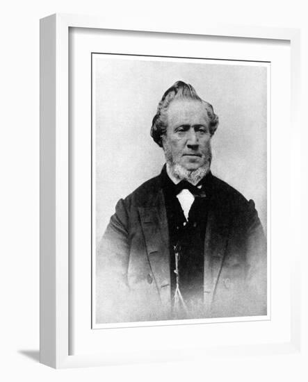 Brigham Young, American Mormon Leader, 19th Century-null-Framed Giclee Print
