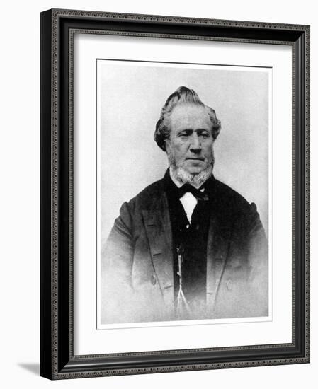 Brigham Young, American Mormon Leader, 19th Century-null-Framed Giclee Print