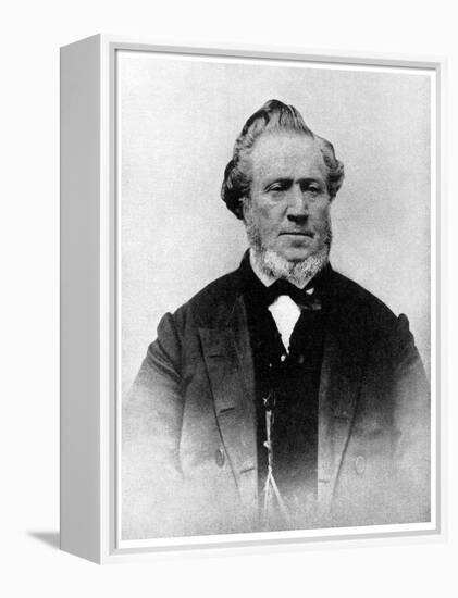 Brigham Young, American Mormon Leader, 19th Century-null-Framed Premier Image Canvas