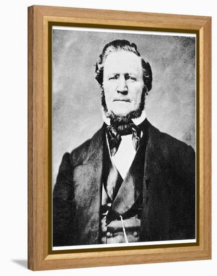 Brigham Young, American Mormon Leader, C1855-1865-MATHEW B BRADY-Framed Premier Image Canvas
