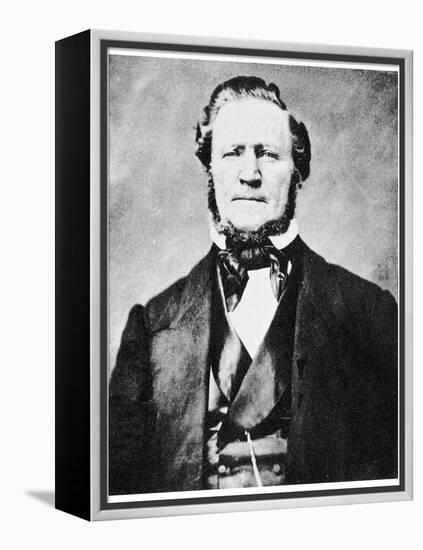 Brigham Young, American Mormon Leader, C1855-1865-MATHEW B BRADY-Framed Premier Image Canvas