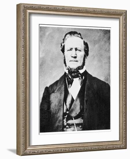 Brigham Young, American Mormon Leader, C1855-1865-MATHEW B BRADY-Framed Giclee Print