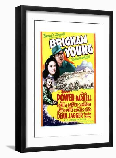 Brigham Young - Movie Poster Reproduction-null-Framed Premium Giclee Print