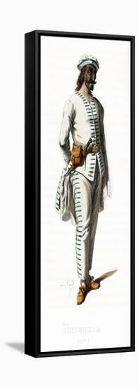 Brighella costume dated 1570-Maurice Sand-Framed Premier Image Canvas