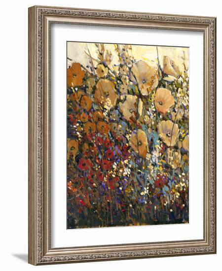 Bright and Bold Flowers I-Tim O'toole-Framed Art Print