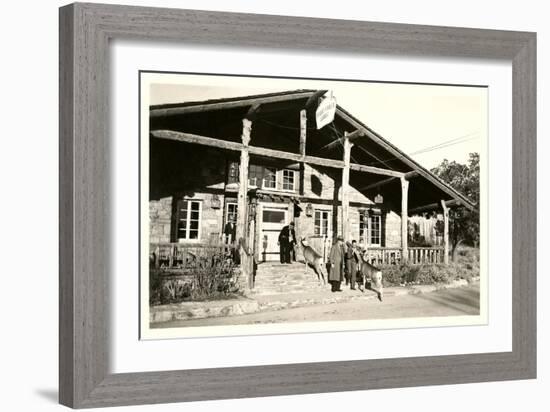 Bright Angel Lodge, Grand Canyon-null-Framed Art Print