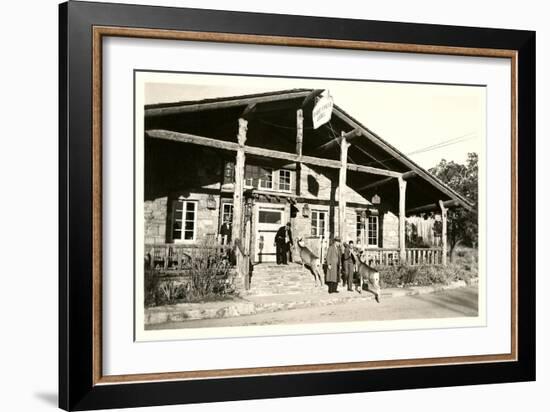 Bright Angel Lodge, Grand Canyon-null-Framed Art Print