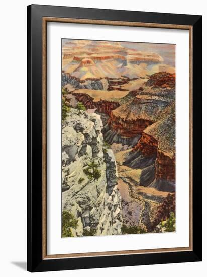 Bright Angel Trail, Grand Canyon-null-Framed Art Print