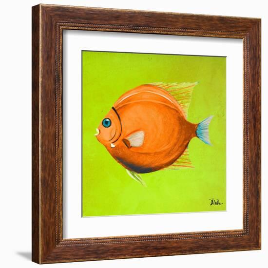 Bright Aquatic Life II-Patricia Pinto-Framed Art Print