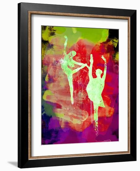 Bright Ballet Watercolor 1-Irina March-Framed Art Print