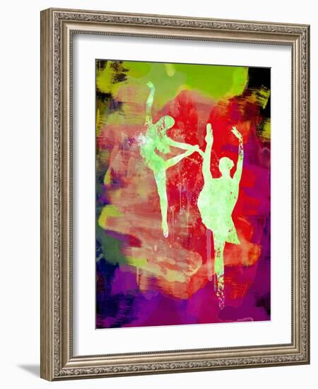 Bright Ballet Watercolor 1-Irina March-Framed Art Print