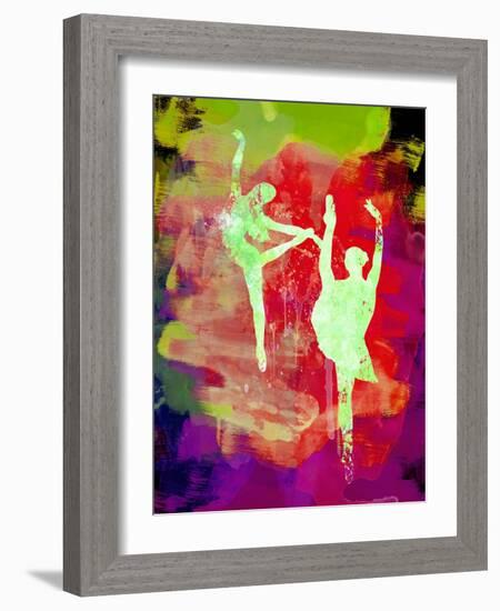 Bright Ballet Watercolor 1-Irina March-Framed Art Print