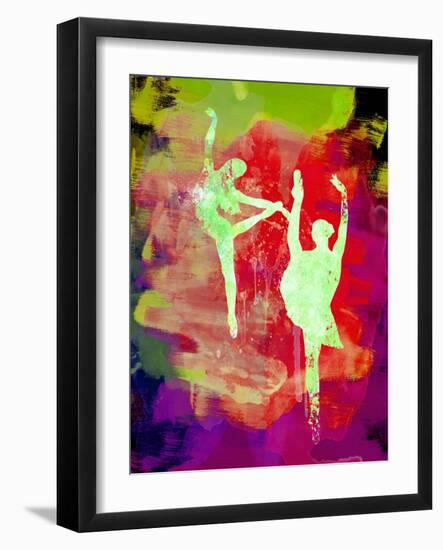Bright Ballet Watercolor 1-Irina March-Framed Art Print
