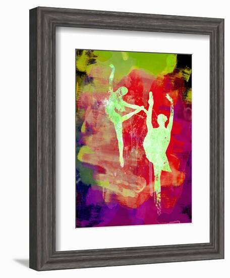 Bright Ballet Watercolor 1-Irina March-Framed Art Print