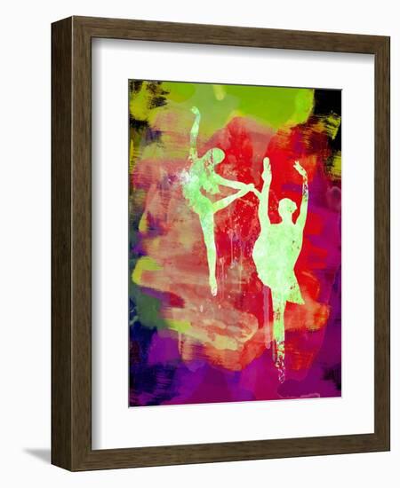 Bright Ballet Watercolor 1-Irina March-Framed Art Print