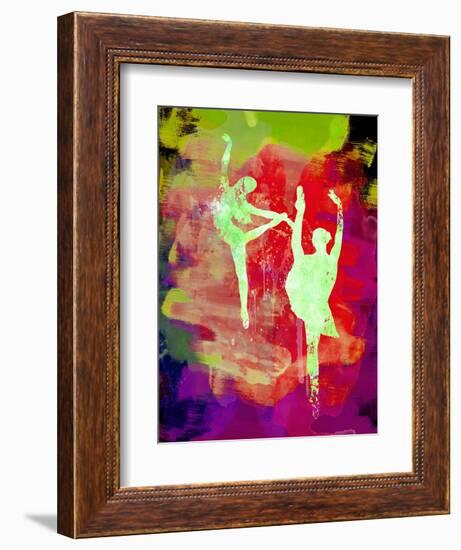 Bright Ballet Watercolor 1-Irina March-Framed Art Print