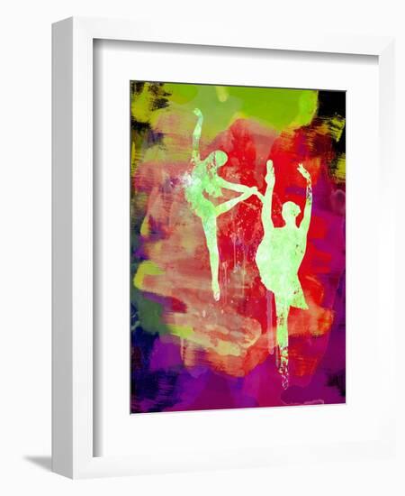 Bright Ballet Watercolor 1-Irina March-Framed Art Print