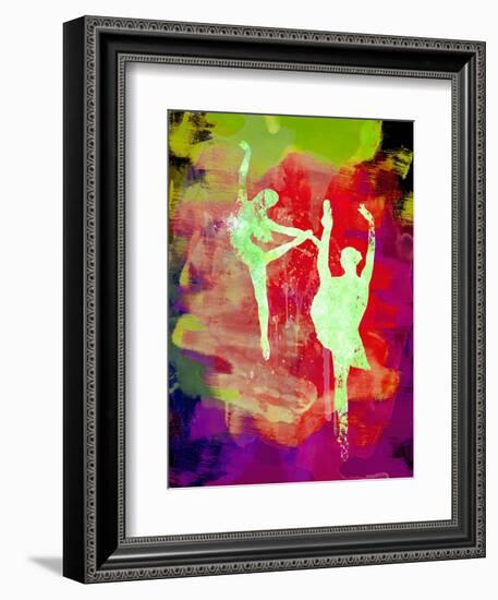 Bright Ballet Watercolor 1-Irina March-Framed Art Print