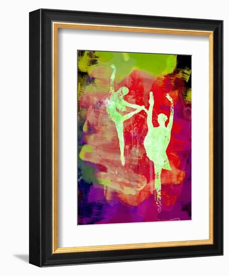 Bright Ballet Watercolor 1-Irina March-Framed Art Print