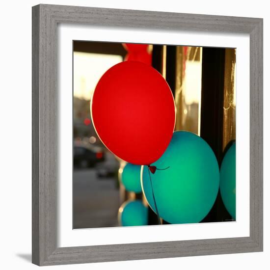 Bright Balloons-Nicole Katano-Framed Photo