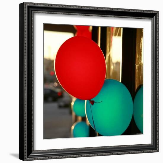 Bright Balloons-Nicole Katano-Framed Photo