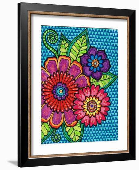 Bright Bold Blooms 1-Hello Angel-Framed Giclee Print