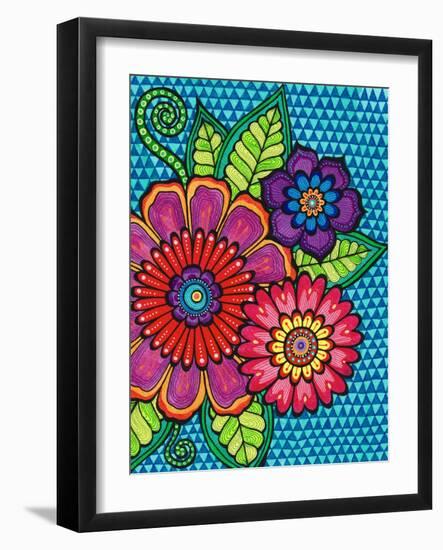 Bright Bold Blooms 1-Hello Angel-Framed Giclee Print