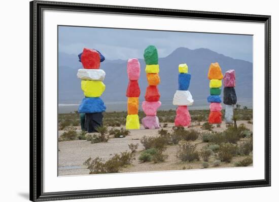 Bright Boulder Balance-Christian Heeb-Framed Giclee Print