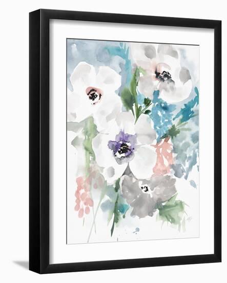 Bright Bouquet 1-Megan Swartz-Framed Art Print