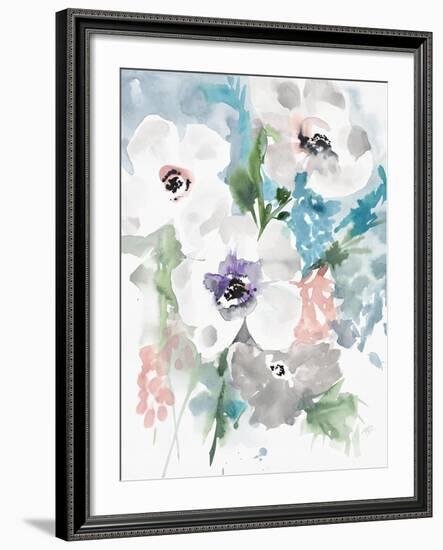 Bright Bouquet 1-Megan Swartz-Framed Art Print